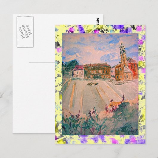 provincie parma italië drip briefkaart (Voorkant / Achterkant)