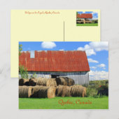 Provincie Picturesque, Quebec, Canada Briefkaart (Voorkant / Achterkant)