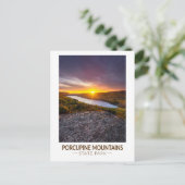 Provincie Porcupine Mountains Park Michigan Waterv Briefkaart (Staand voorkant)