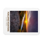 Provincie Porcupine Mountains Park Michigan Waterv Magneet (Horizontaal)