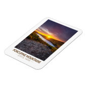 Provincie Porcupine Mountains Park Michigan Waterv Magneet (Linkerzijde)