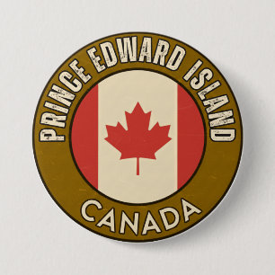 Provincie Prince Edward Island Canada Ronde Button 7,6 Cm