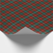 Provincie Prince Edward Island Canada Tartan Cadeaupapier (Hoek)