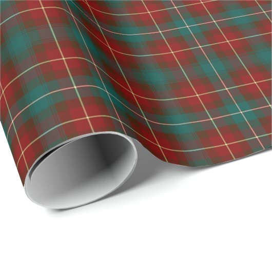 Provincie Prince Edward Island Canada Tartan Cadeaupapier (Rol Hoek)