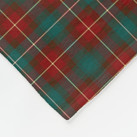 Provincie Prince Edward Island Tartan Fleece Deken (Hoek)
