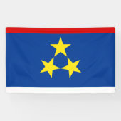 Provincie provincie Servië vlag Vojvodina Spandoek (Horizontaal)