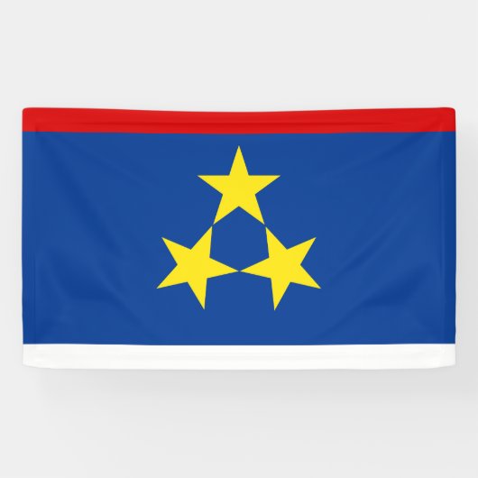 Provincie provincie Servië vlag Vojvodina Spandoek (Horizontaal)