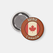Provincie Quebec Canada Magneet (Voorkant / Achterkant)