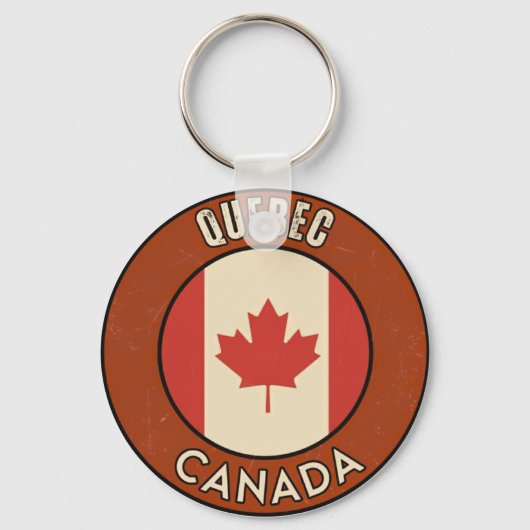 Provincie Quebec Canada Sleutelhanger (Voorkant)