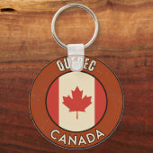 Provincie Quebec Canada Sleutelhanger (Voorkant)