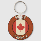 Provincie Quebec Canada Sleutelhanger (Achterkant)