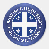 provincie Quebec Magneet (Voorkant)