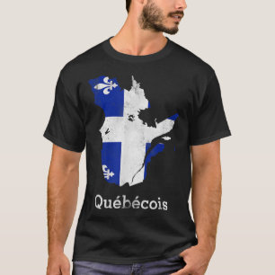 Provincie Quebec Montreal, Frans Quebecois T-shirt