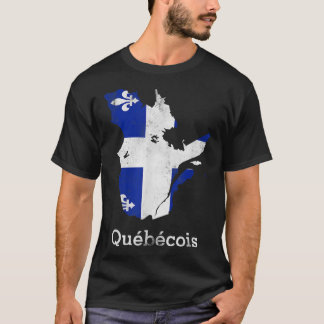 Provincie Quebec Montreal, Frans Quebecois T-shirt