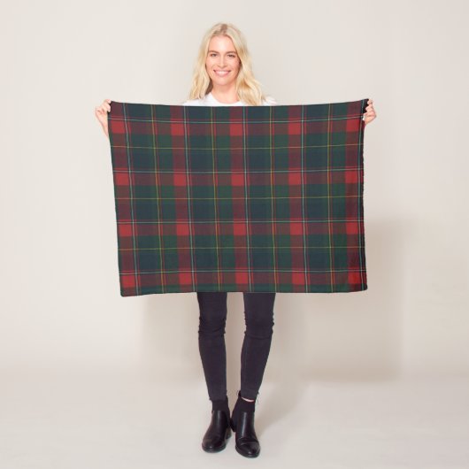 Provincie Quebec Original Tartan Fleece Deken (In situ)