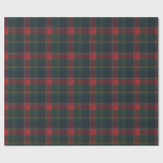 Provincie Quebec Tartan Wrapping Paper Cadeaupapier (Vlak)