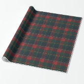 Provincie Quebec Tartan Wrapping Paper Cadeaupapier (Uitgerold)
