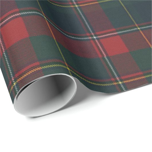 Provincie Quebec Tartan Wrapping Paper Cadeaupapier (Rol Hoek)