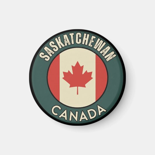 Provincie Saskatchewan Canada Magneet (Voorkant)
