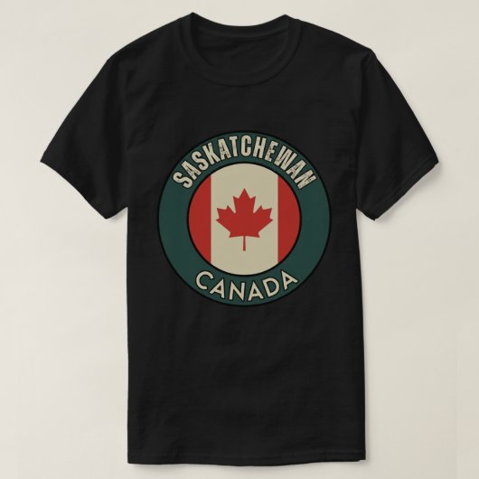 Provincie Saskatchewan Canada T-shirt (Design voorkant)