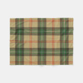 Provincie Saskatchewan Original Tartan Fleece Deken (Voorkant (Horizontaal))