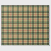 Provincie Saskatchewan Tartan Wrapping Paper Cadeaupapier (Vlak)