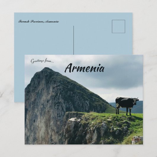 Provincie Tavush Armenië Briefkaart (Voorkant / Achterkant)