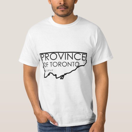 Provincie Toronto, man T-shirt (Voorkant)