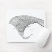 Provincie  zwart-wit muismat (Met muis)