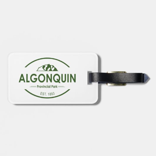 Provinciepark Algonquin Bagagelabel (Achterkant horizontaal)