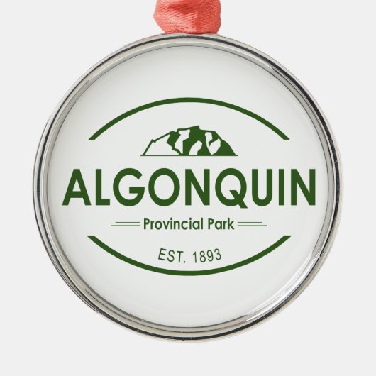 Provinciepark Algonquin Metalen Ornament (Voorkant)