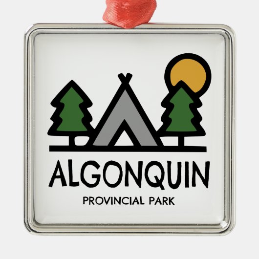Provinciepark Algonquin Metalen Ornament (Voorkant)