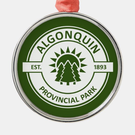 Provinciepark Algonquin Metalen Ornament (Voorkant)