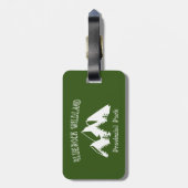 Provinciepark Bluerock Wildland Bagagelabel (Achterkant verticaal)