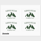 Provinciepark Bluerock Wildland Rechthoekige Sticker (Vel)