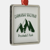 Provinciepark Carmanah Walbran Metalen Ornament (Rechts)
