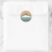 Provinciepark Carmanah Walbran Ronde Sticker (Tas)