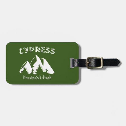Provinciepark Cypress Bagagelabel (Voorkant horizontaal)