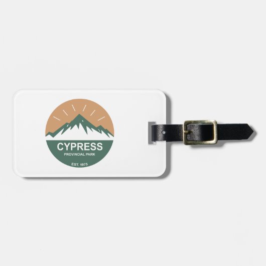 Provinciepark Cypress Bagagelabel (Voorkant horizontaal)