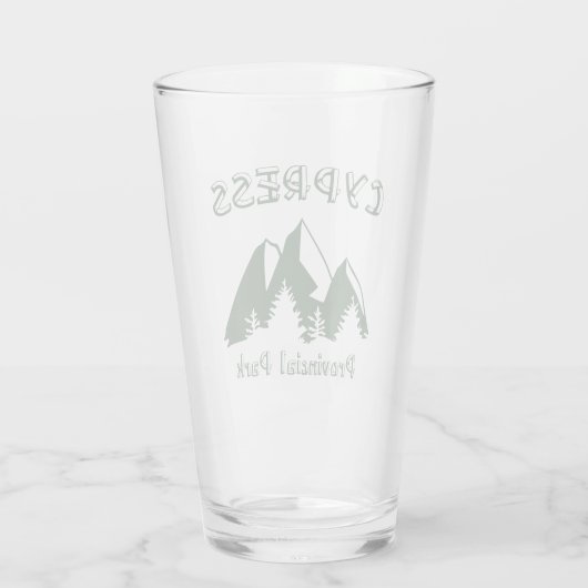 Provinciepark Cypress Glas (Achterkant)