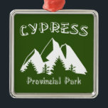 Provinciepark Cypress Metalen Ornament<br><div class="desc">Het Cypress Provincial Park in Canada is een provinciepark op de noordkust van het district Metro Vancouver in British Columbia.</div>