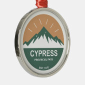 Provinciepark Cypress Metalen Ornament (Rechts)