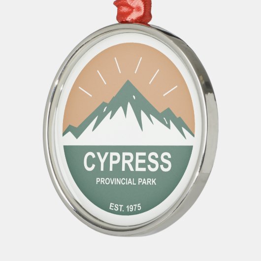 Provinciepark Cypress Metalen Ornament (Links)