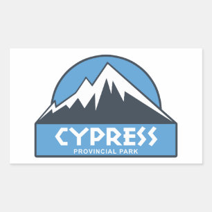Provinciepark Cypress Rechthoekige Sticker