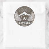 Provinciepark Cypress Ronde Sticker (Tas)