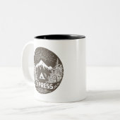 Provinciepark Cypress Tweekleurige Koffiemok (Voorkant links)