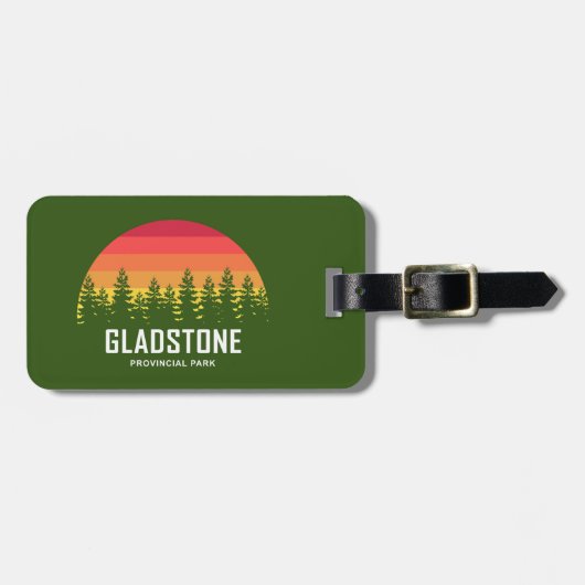 Provinciepark Gladstone Bagagelabel (Voorkant horizontaal)