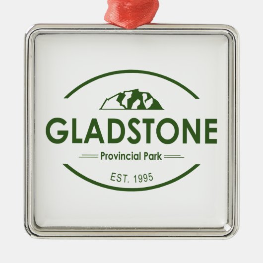 Provinciepark Gladstone Metalen Ornament (Voorkant)