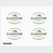 Provinciepark Gladstone Ovale Sticker (Vel)