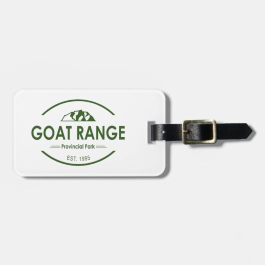 Provinciepark Goat Range Bagagelabel (Voorkant horizontaal)